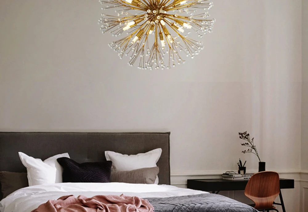 modern crystal flush mount chandelier